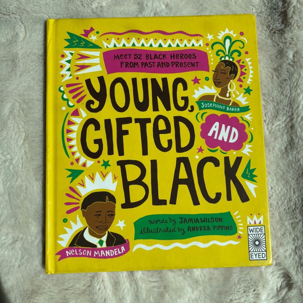 Young Gifted and Black Book Excellent Hardcover Biography Past and Present